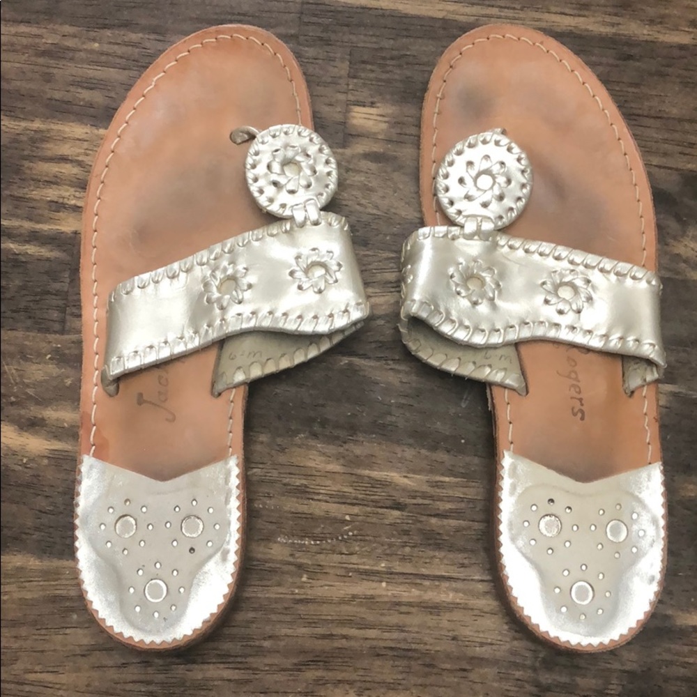 Jack Roger Platinum Sandals